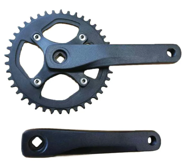 Aluminum Crank Set 170/172.5/175mm Custom Design Alloy Cranks MTB Road BMX Bike Parts Bicycle Crankset